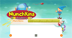 Desktop Screenshot of munchkinsacademy.com