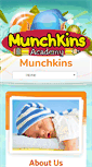 Mobile Screenshot of munchkinsacademy.com